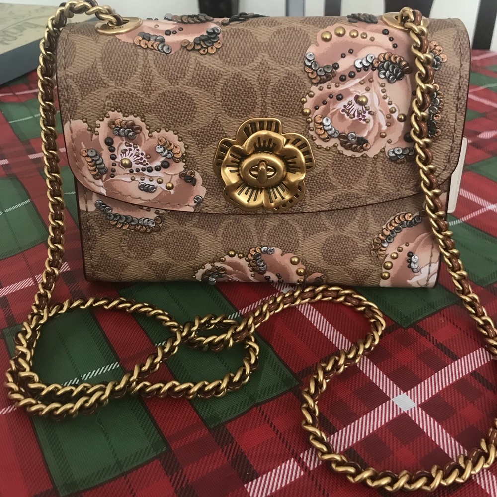Small Coach over the shoulder purse